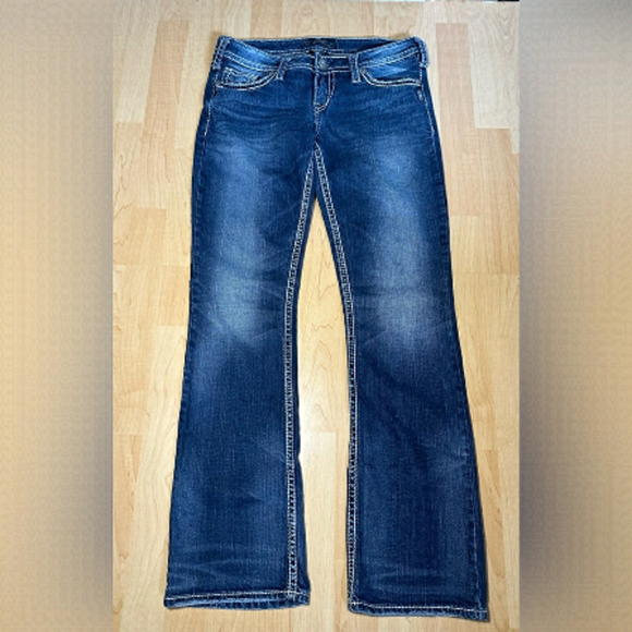 NWOT - Silver - Women’s Pioneer Flap Bootcut Jeans - Picture 1 of 10